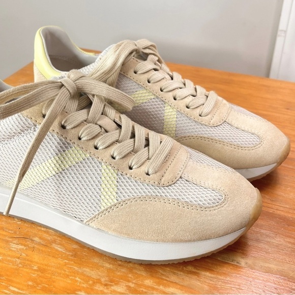 Vince Women’s Ohara Mixed Leather Sneaker - Picture 9 of 16